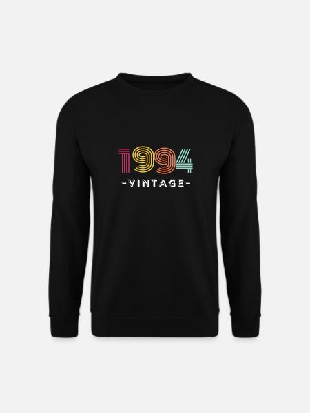1994 Vintage - Jubiläum, 30. Geburtstag - Unisex Pullover - Schwarz