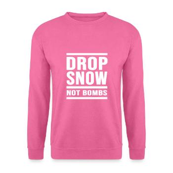 Snow Winter Wonder Bataille de boules de neige hivernales - Sweat-shirt Unisexe - rose - Devant