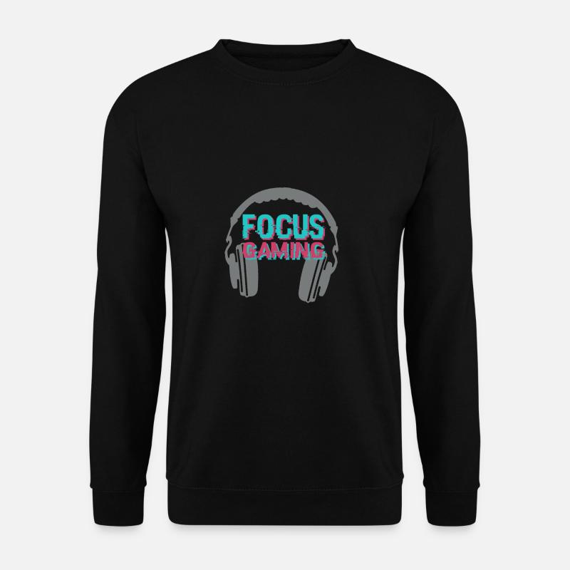 Focus gaming - Unisex Pullover - Schwarz