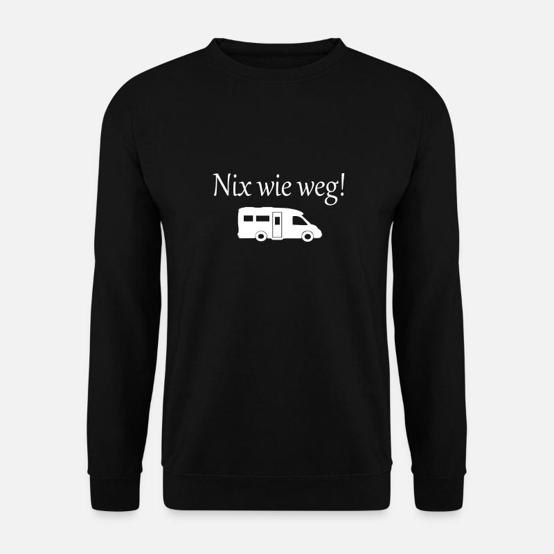 Camping - Unisex Pullover - Schwarz
