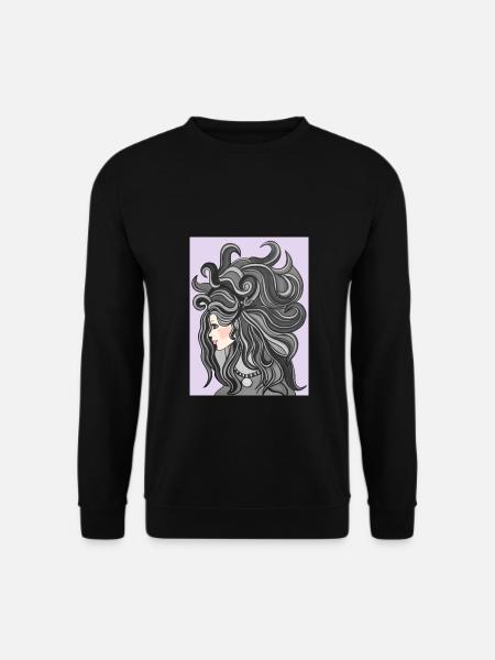 sternzeichen wassermann frau - Unisex Pullover - Schwarz