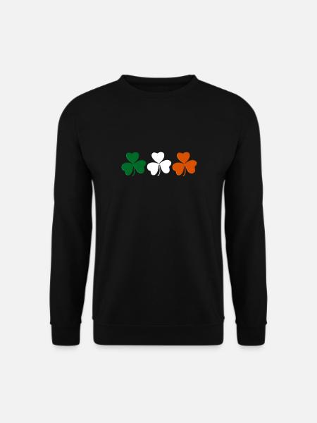 3 SHAMROCKS IRELAND - Unisex Sweatshirt - black
