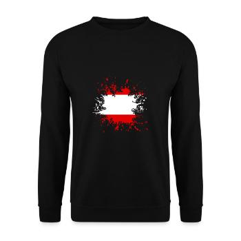 Österreich Austria österreich Austria - Unisex Pullover - Schwarz - Vorne - Alina (178cm) & Michal (187cm)