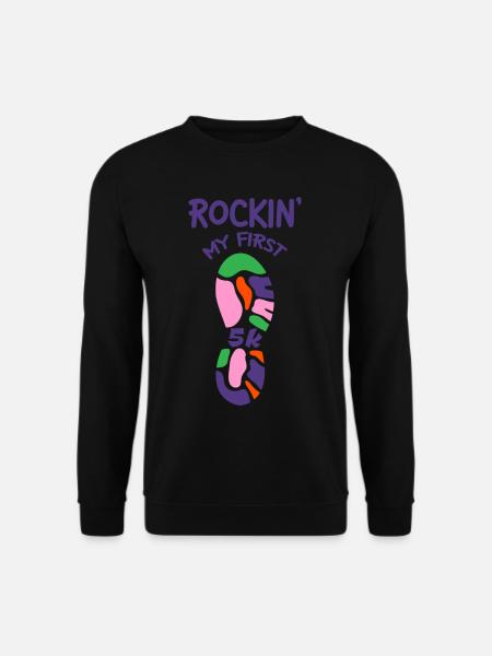 Rockin' My First 5k 2 - Unisex Sweatshirt - black