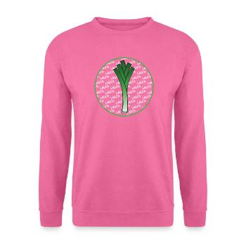 Lauch rund - Unisex Pullover - Pink - Vorne