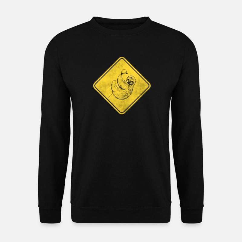 Sloth - Unisex Sweatshirt - black