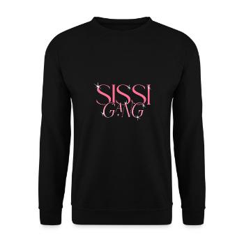 Schwestern Partnerlook - Sissi Gang - Schwestern - Unisex Pullover - Schwarz - Vorne - Alina (178cm) & Michal (187cm)