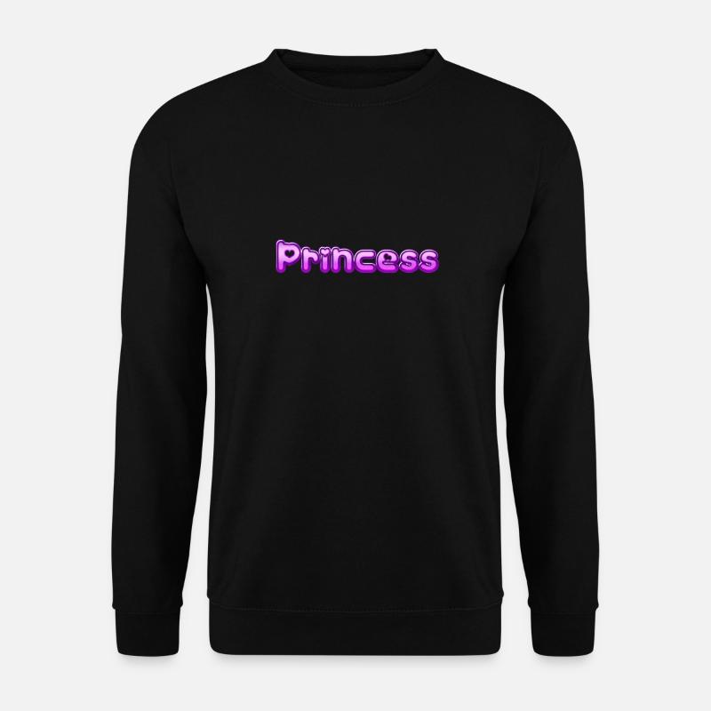 Text Princess - Unisex Pullover - Schwarz