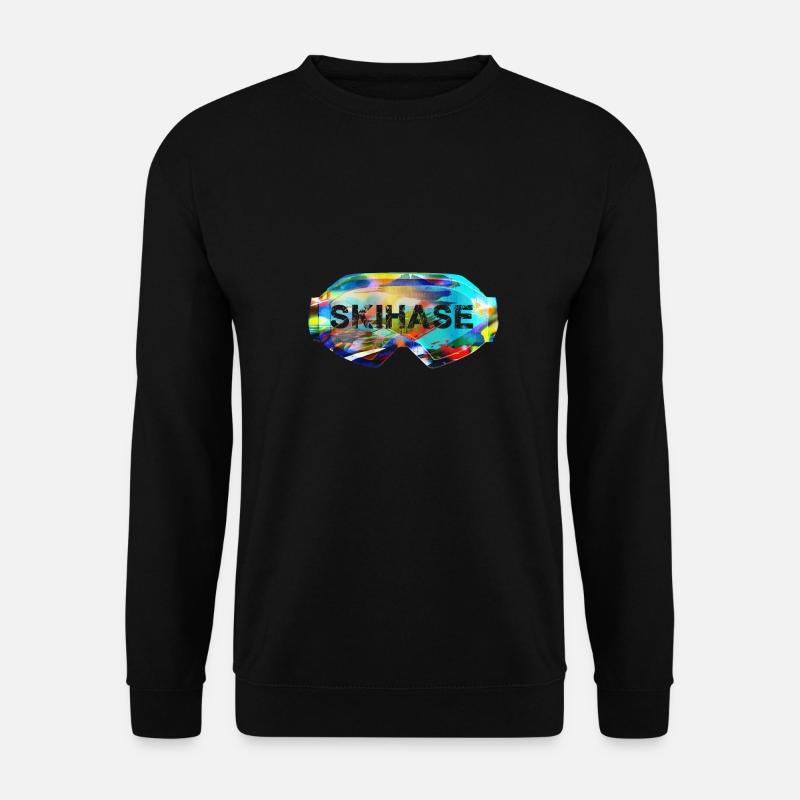 Ski ,graffiti,ski goggles - Unisex Sweatshirt - black