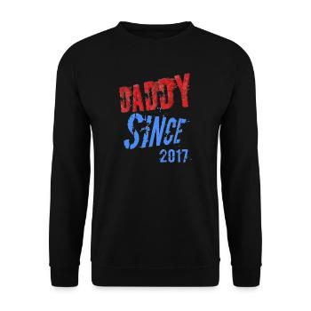 DADY SINCE - Unisex Pullover - Schwarz - Vorne - Alina (178cm) & Michal (187cm)