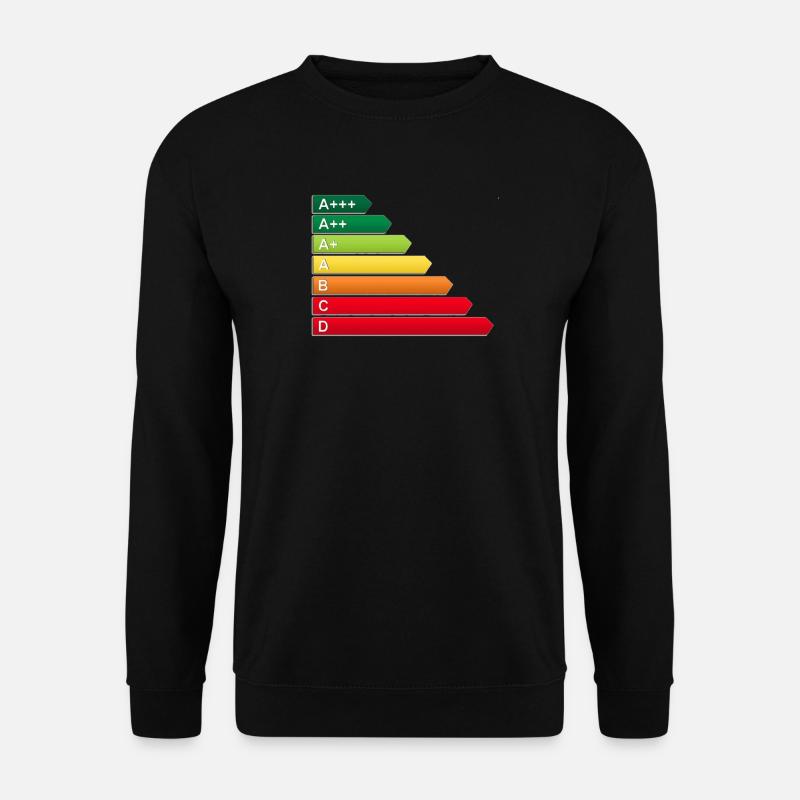 SF Energieetikett - Unisex Pullover - Schwarz
