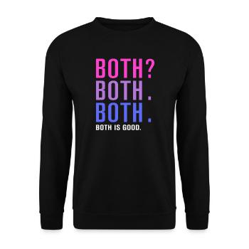 Les deux sont une grande fierté - Sweat-shirt Unisexe - noir - Devant - Alina (178cm) & Michal (187cm)