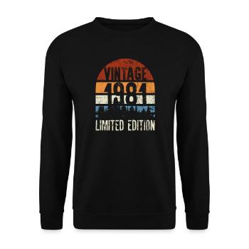Vintage 404 Limited Edition - Unisex Sweatshirt - black - Front - Alina (178cm) & Michal (187cm)