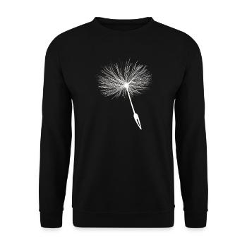 Loewenzahn Samen Pusteblume - Unisex Pullover - Schwarz - Vorne - Alina (178cm) & Michal (187cm)