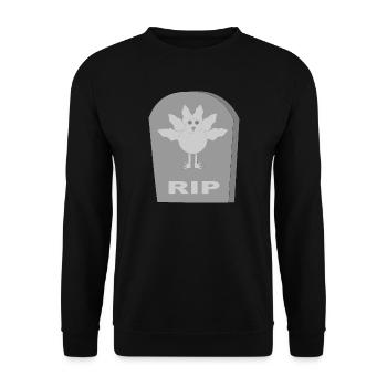 Alternative gothique mort Noël Turquie RIP - Sweat-shirt Unisexe - noir - Devant - Alina (178cm) & Michal (187cm)