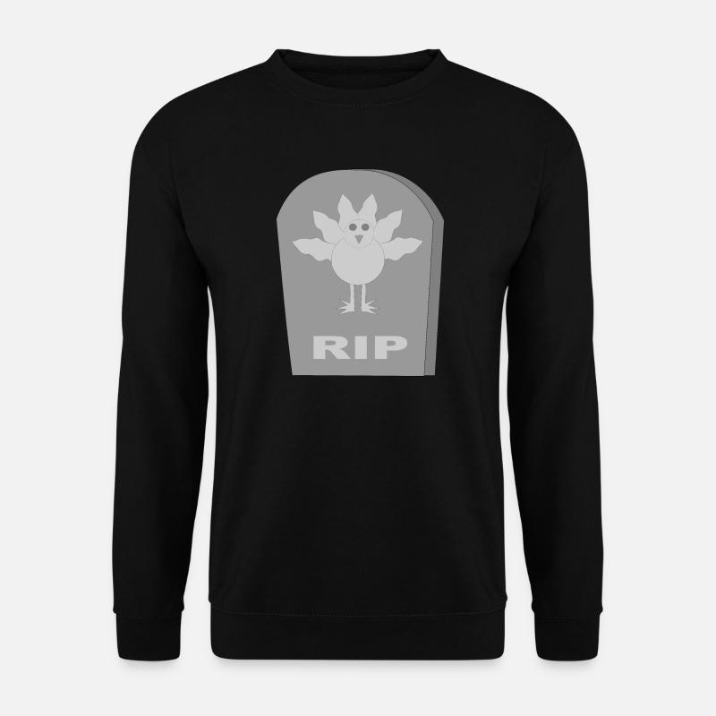 Gothic Alternative dead Christmas Turkey RIP - Unisex Sweatshirt - black