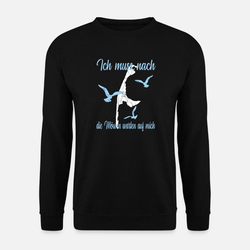 Sylt Urlaub - Unisex Pullover - Schwarz
