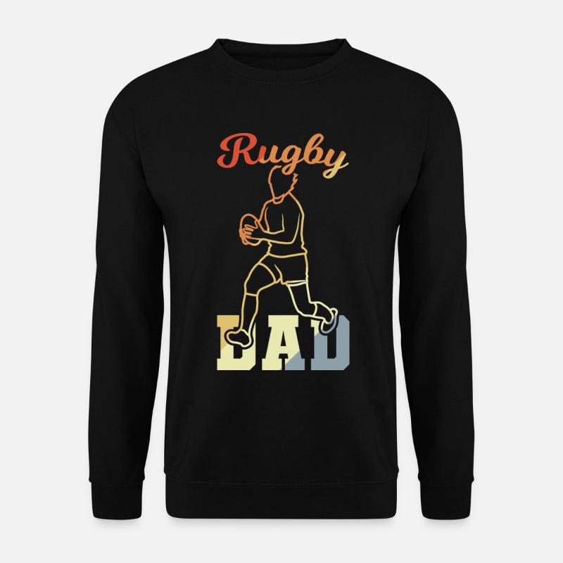 Rugby Vater - Unisex Pullover - Schwarz