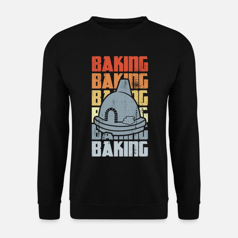 Retro Baking - Unisex Sweatshirt - black