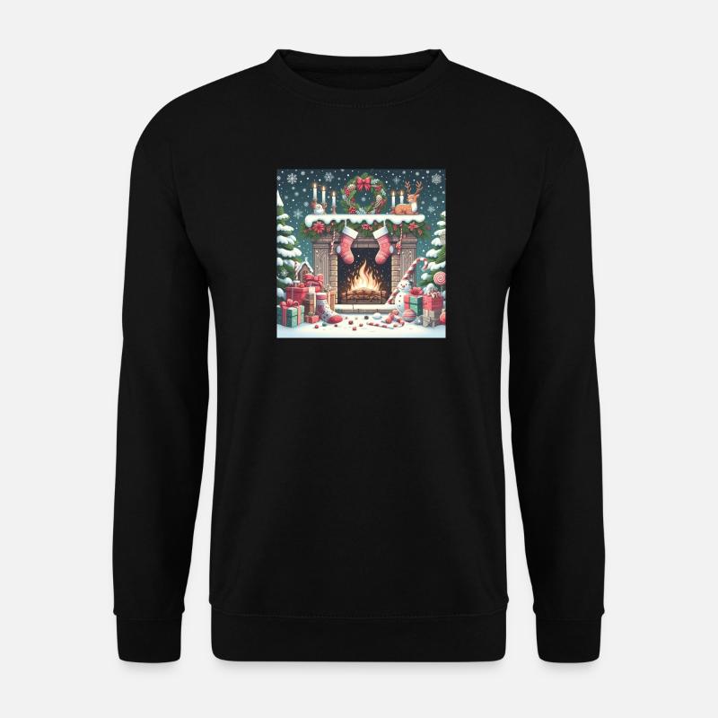 Weihnachts Design 4 - Unisex Pullover - Schwarz