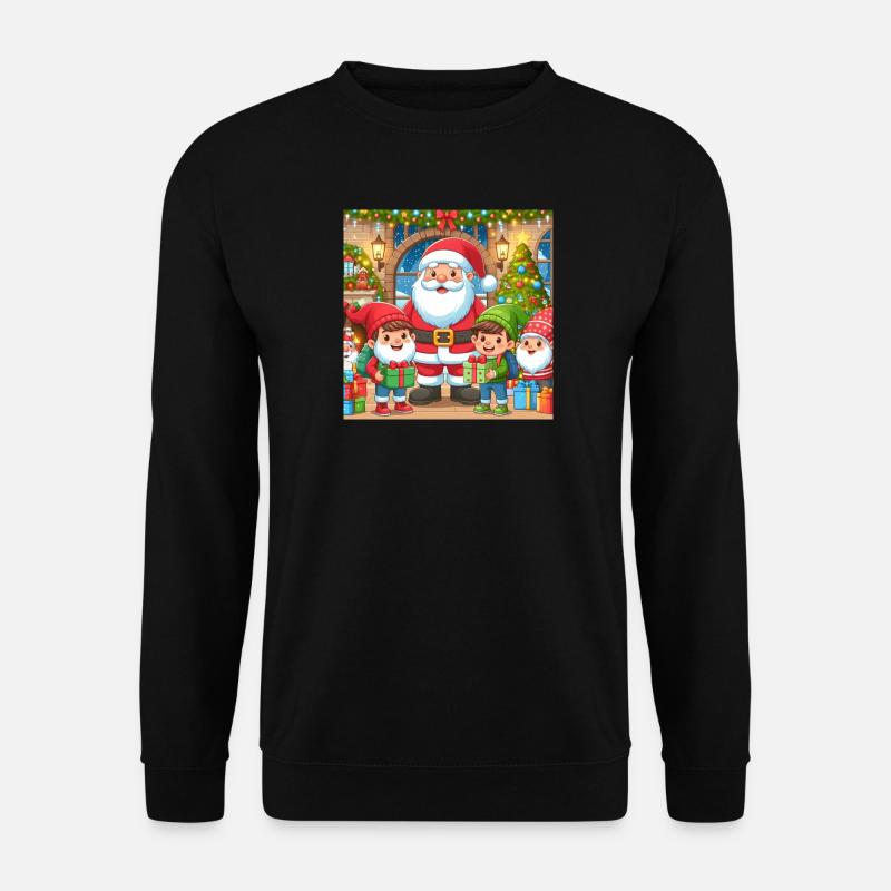 Weihnachts Design 10 - Unisex Pullover - Schwarz