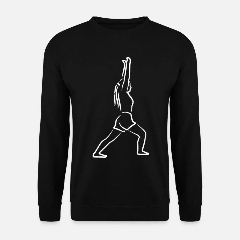 Yogini Sketch - Unisex Sweatshirt - black