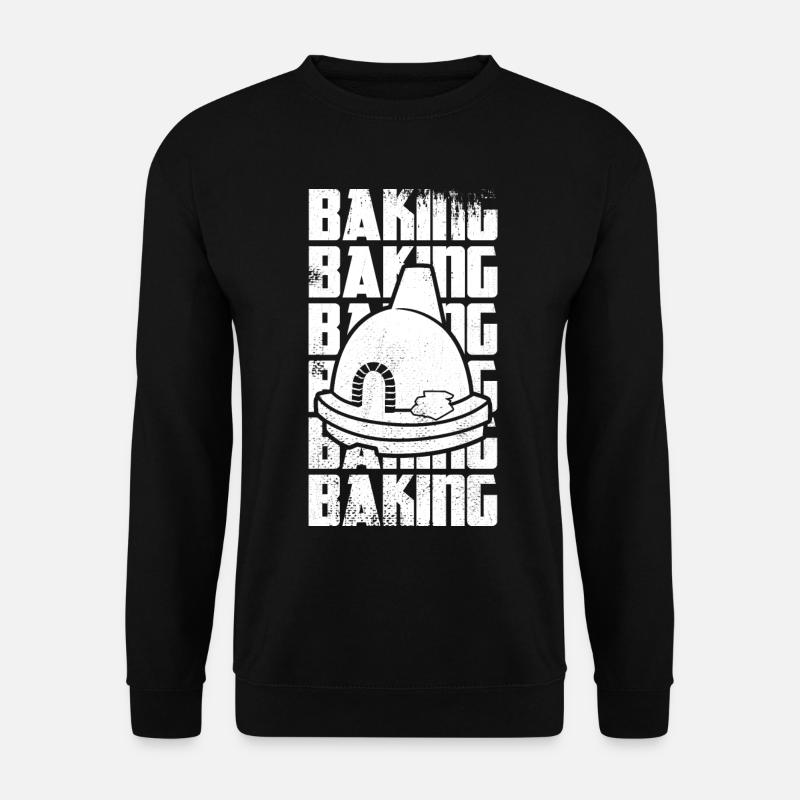 Lustiges Backen - Unisex Pullover - Schwarz