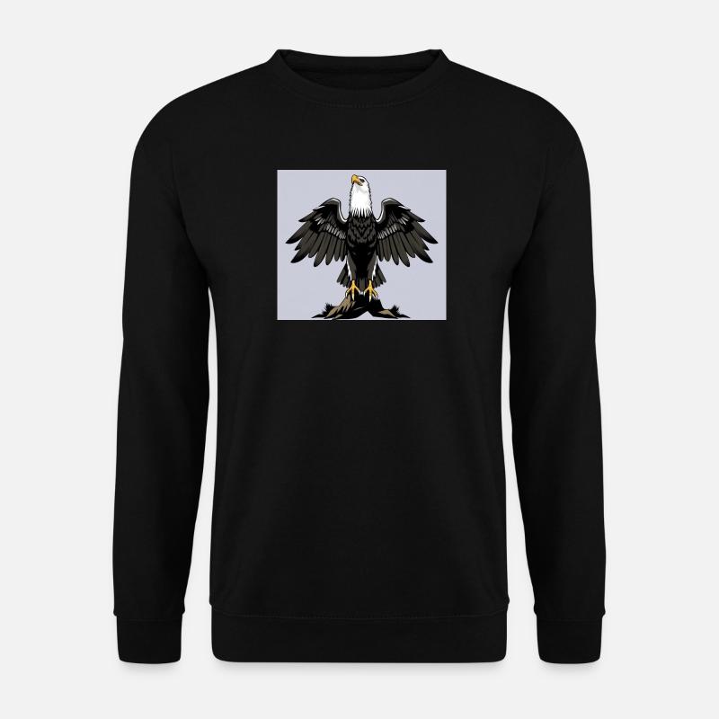 Adler - Unisex Pullover - Schwarz