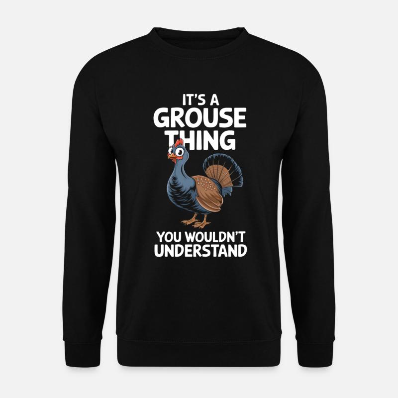 Auerhahn - Unisex Pullover - Schwarz