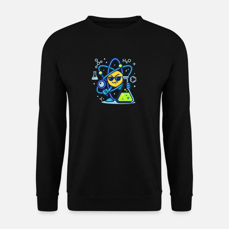 Sneaky Atom Vibes - Conception en physique et chimie - Sweat-shirt Unisexe - noir