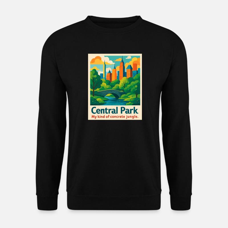 Central Park Vibes - Unisex Sweatshirt - black