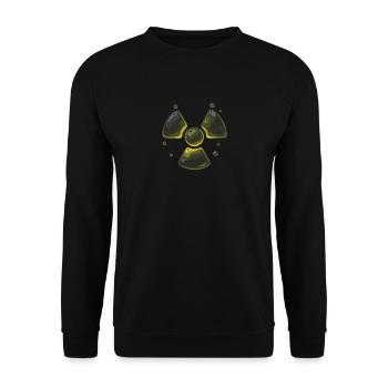 Radioactif - Sweat-shirt Unisexe - noir - Devant - Alina (178cm) & Michal (187cm)