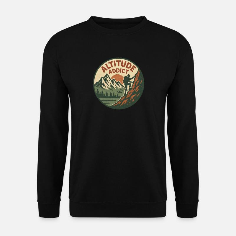 Altitude Addict - Unisex Pullover - Schwarz