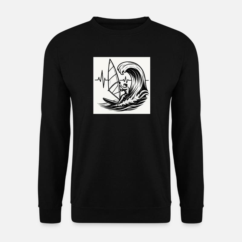 Surfer - Unisex Pullover - Schwarz
