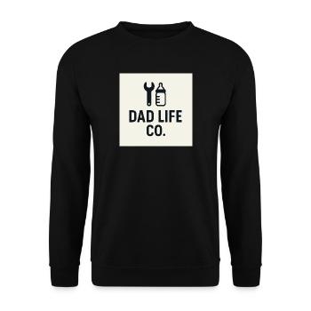 Bouteilles d’outils Dad Life Co - Sweat-shirt Unisexe - noir - Devant - Alina (178cm) & Michal (187cm)