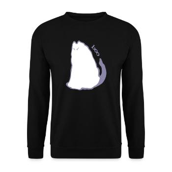 BUH - Unisex Pullover - Schwarz - Vorne - Alina (178cm) & Michal (187cm)