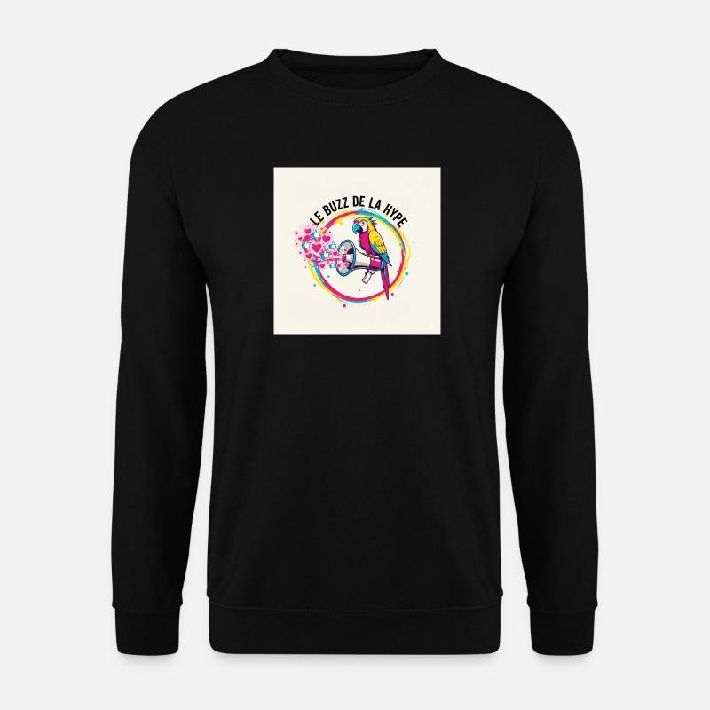 Papagei Summen - Unisex Pullover - Schwarz