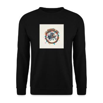 Le Cadreur Fou Caméra Rieuse - Sweat-shirt Unisexe - noir - Devant - Alina (178cm) & Michal (187cm)