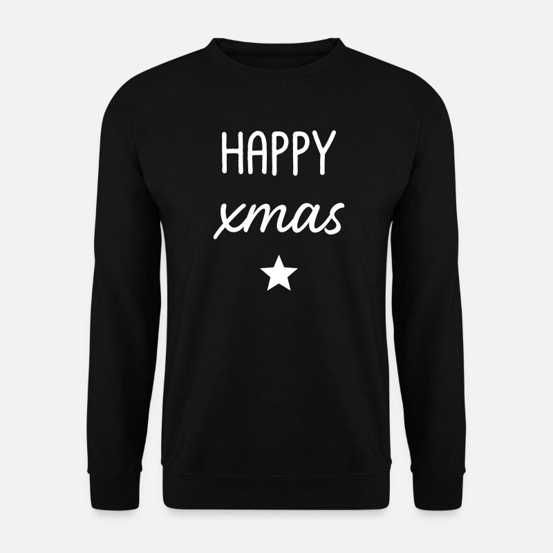 Happy Xmas  - Unisex Pullover - Schwarz