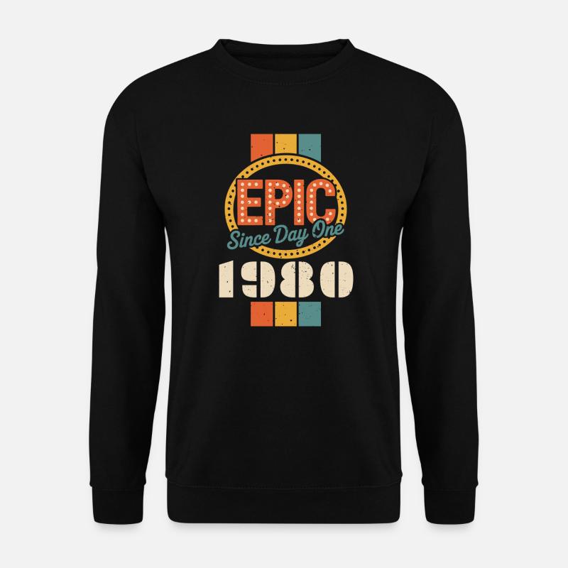 Legendär seit 1980 - Unisex Pullover - Schwarz