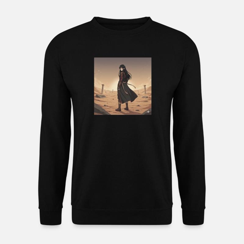 Dünenkrieger — Schwarze Rüstung - Unisex Pullover - Schwarz