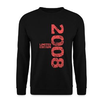 Édition limitée cadeau pour le 18e anniversaire 2008 - Sweat-shirt Unisexe - noir - Devant - Alina (178cm) & Michal (187cm)