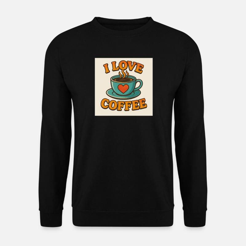 Coffee Love Cup - Unisex Sweatshirt - black