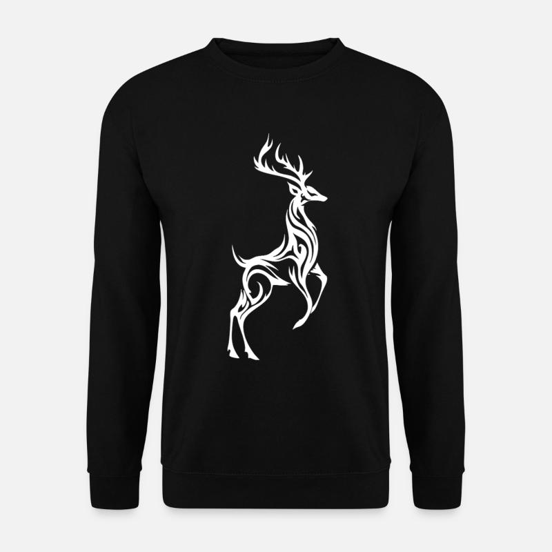 Wild Deer Silhouette - Unisex Sweatshirt - black