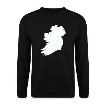 irland_country - Unisex Sweatshirt - black - Front - Alina (178cm) & Michal (187cm)