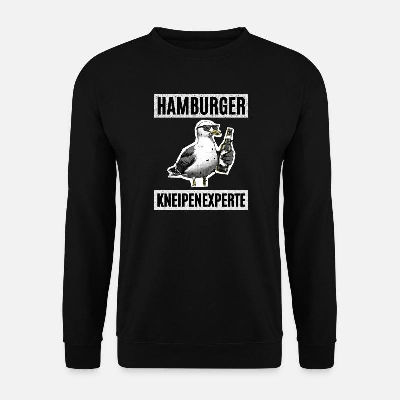 Expert en pubs de Hambourg - Sweat-shirt Unisexe - noir