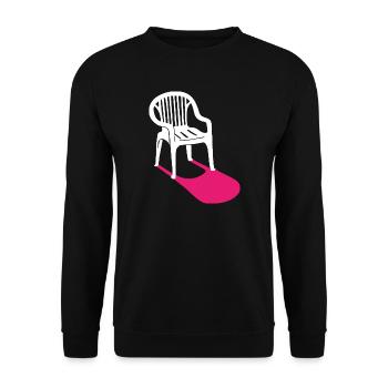 Monobloc – design classics for every occasion - Unisex Sweatshirt - black - Front - Alina (178cm) & Michal (187cm)