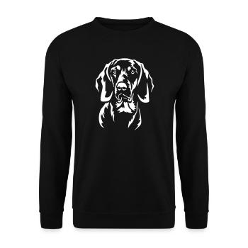 Gonczy Polski Head "Black Edition" - Unisex Sweatshirt - black - Front - Alina (178cm) & Michal (187cm)