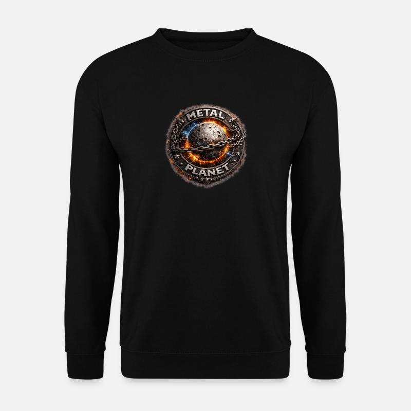 Heavy Metal Planet - Unisex Pullover - Schwarz