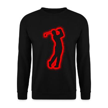 Golfeurs Golfeurs Golfeurs Garçons Golf Hommes Golf - Sweat-shirt Unisexe - noir - Devant - Alina (178cm) & Michal (187cm)